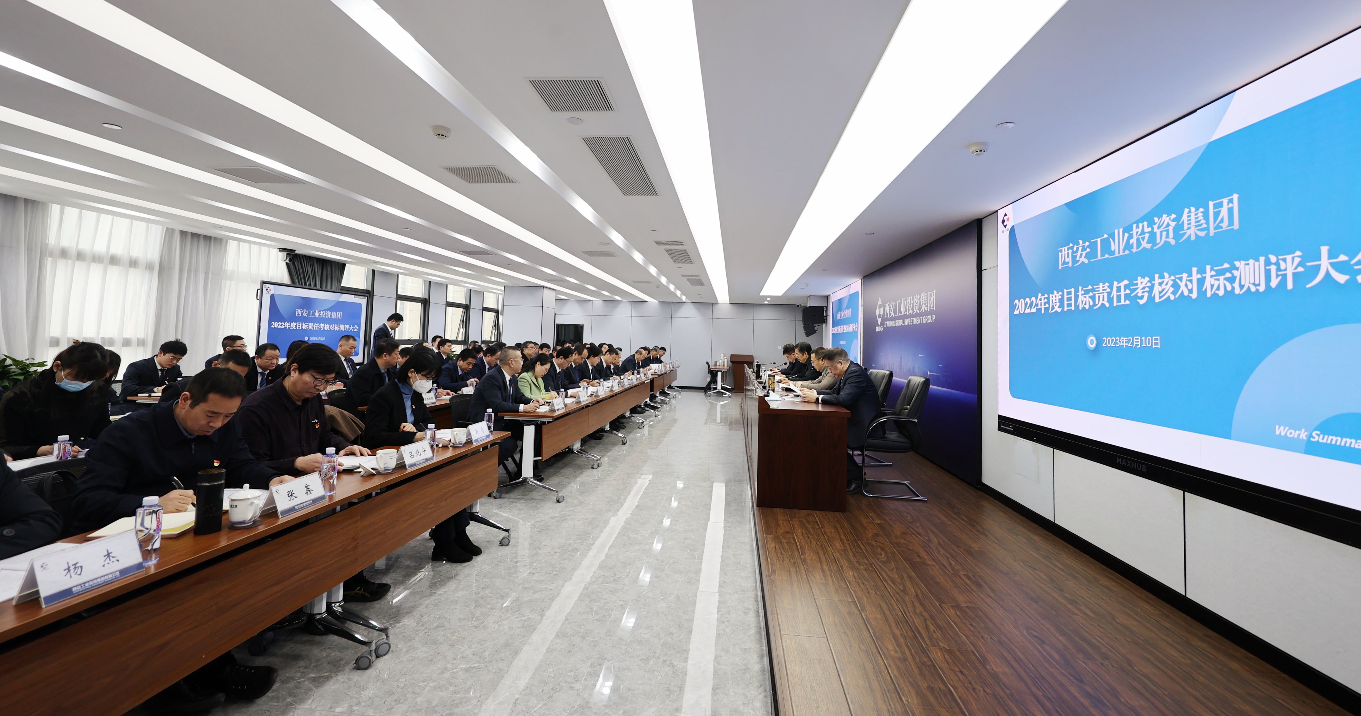 问鼎娱乐集团召开2022年度目的责任审核对标测评大会