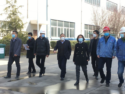 【陕重有限】市国资委巡视员许一双一行检查、指导陕重公司疫情防控事情